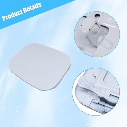 GXARTS 1 PC Silver Fuel Fuel Gas Filler Cover Cover Cap 77350-42070 متوافق مع Toyota RAV4 2006 2007 2008 2008 2010 2011 2012 in Kuwait