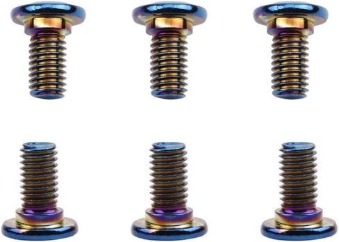 Motorcycle Brake Caliper Bolts M8 Compatible Screws 16mm 25mm 30mm Burnt Bluing Motocross Accessories Modified Parts(M8 25mm) in Saudi Arabia