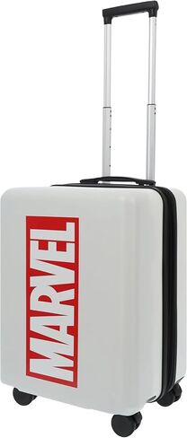 FUL Marvel Logo 22.5 Inch Carry On Luggage, Hardshell Rolling Suitcase with Spinner Wheels, Black in Saudi Arabia