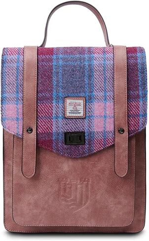 Islander® The Carloway Laptop Backpack with HARRIS TWEED, Chestnut Herringbone in Kuwait