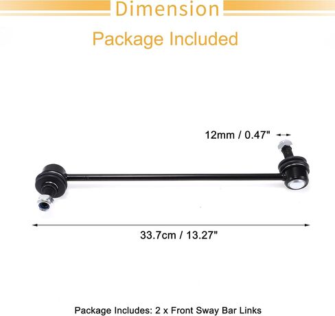 X AUTOHAUX 1 Set Front Sway Bar Links Stabilizer Link Kit with Bushing for Nissan Rogue 2008-2013 Suspension Kit No.54618JA000/54668JA000/54613JG03A in Saudi Arabia
