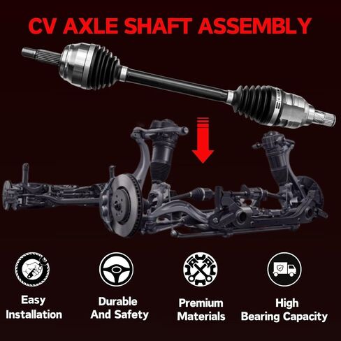 عدم انتظام ضربات القلب 1x CV Axle Goxbly Assembly Front Lite For Mini Cooper Countryman 1.6L 2011 2012 2014 2014 2015 ، for Mini Cooper Paceman in Saudi Arabia