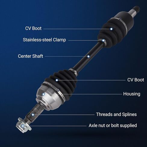 Autoround 662143 CV Axle Shaft Assembly Compatible with Ford Focus 2000 2001 2002 2003 2004 2005 2006 2007 2008 2009 2010 2011, Front Left Driver Side in Saudi Arabia