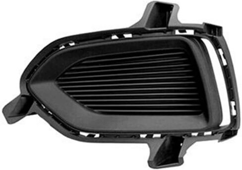 DAT Auto Parts Parts Driver اليسار والركاب الأيمن مجموعة ضباب الضباب غلاف ثقب الغطاء المصد ، استبدال مصبحة الإدراج لعام 2018-2022 Hyundai Accent Sedan & Hatchback Black Blastic Hy1038131 HY1039131 in Saudi Arabia