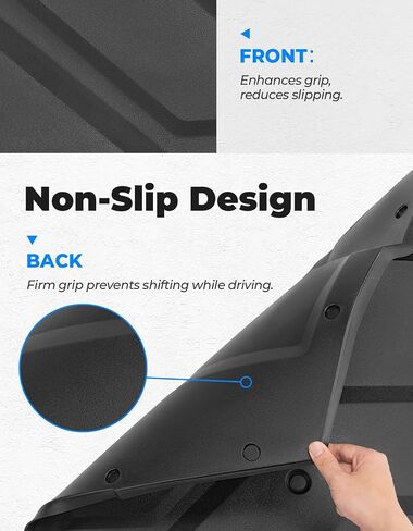 KEMIMOTO TPE Floor Mats Compatible with Polaris Xpedition XP/ADV/XP 5/ADV 5 2024+ Front Interior Anti-Slip Foot Mat - Easy to Clean, 2 PCS Accessories in Saudi Arabia