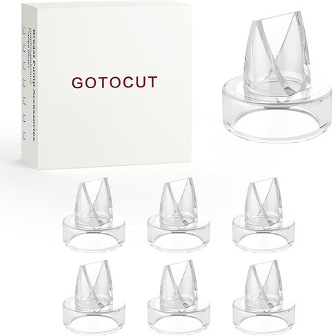 4 عبوات من صمامات منقار البط و2 حزمة من غشاء السيليكون المتوافق مع مضخة الثدي الكهربائية S9Pro / S12Pro، أجزاء مضخة الثدي للأمكوزي، أجزاء مضخة بديلة in Kuwait