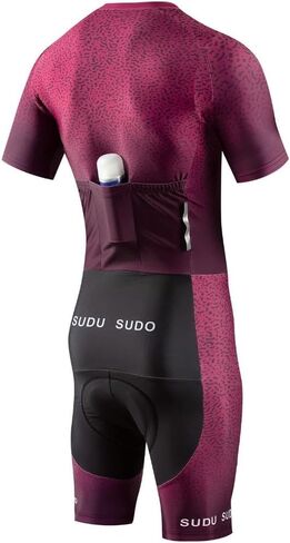 جيرسي لركوب الدراجات للرجال مجموعة قصيرة الأكمام جلود قطعة واحدة من القمصان دراجة ثلاثية دراجة ثلاثية الدراجات مع هلام مبطن in Kuwait