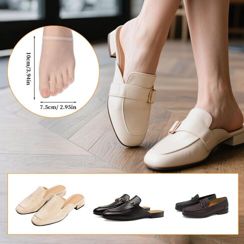 6Pairs Toe Topper Socks Women Teo Liner Half Socks Women's Toe Topper Sockes No Show Liner Half Sock for Heels Non Slip Liners Toes Covers for Mules Cushion Bottom Toes Cover Halfs Sock in Saudi Arabia