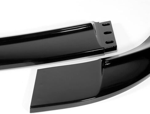 Q1-TECH, Front Bumper Lip fit for Compatible with 2005-2013 Chevy Corvette C6 Base Models Only, Front Bumper Lip Spoiler Air Chin Body Kit Splitter ABS, ZR1-Style (Painted Black) in Kuwait
