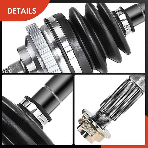 A-Premium Pair (2) مجموعة عمود محور CV الخلفي متوافق مع Mazda Miata 1995 1996 1997 1999 2000 2001 2002 2003 2005 ، L4 1.8L in Saudi Arabia