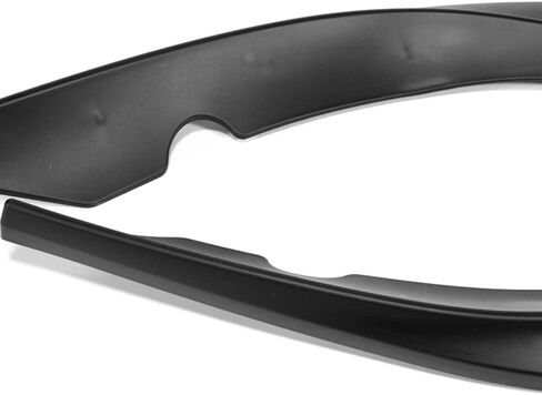 Q1-TECH, Front Bumper Lip fit for Compatible with 2005-2013 Chevy Corvette C6 Base Models Only, Front Bumper Lip Spoiler Air Chin Body Kit Splitter ABS, ZR1-Style (Painted Black) in Kuwait