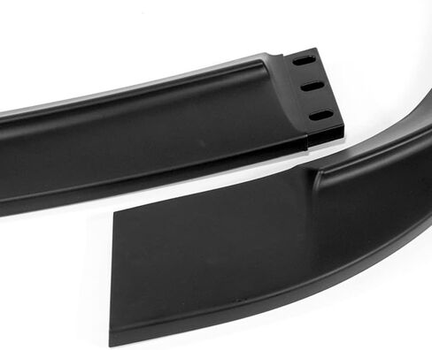 Q1-TECH, Front Bumper Lip fit for Compatible with 2005-2013 Chevy Corvette C6 Base Models Only, Front Bumper Lip Spoiler Air Chin Body Kit Splitter ABS, ZR1-Style (Painted Black) in Kuwait