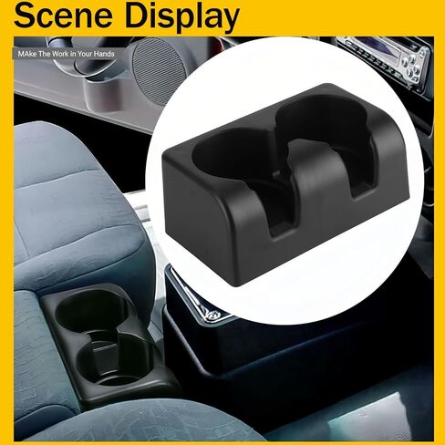 Car Cup Holder, Automotive Cup Holders, 89039574 Bench Seat Cup Holder Dual Cupholder Insert Drink Storage Fit for Colorado 2004‑2012 in Saudi Arabia