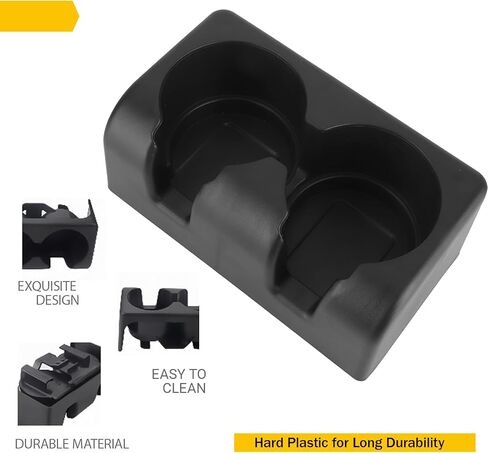 Car Cup Holder, Automotive Cup Holders, 89039574 Bench Seat Cup Holder Dual Cupholder Insert Drink Storage Fit for Colorado 2004‑2012 in Saudi Arabia