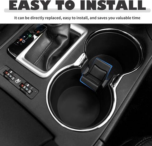 Car Cup Holder Insert OEM# 55618-0E170-C0,Car Center Console Cup Holder Insert Divider Compatible with Toyota 2014-2019 Highlander,Automotive Cup Holders Insert Car Accessories (55618-0E170-C0) in Kuwait