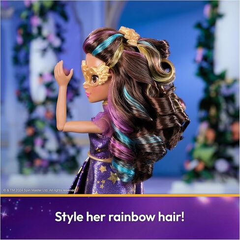 Unicorn Academy, Isabel Deluxe Masquerade Ball Doll with 11 Doll Accessories & Highlighted Hair, 9.5", Dolls & Unicorn Toys for Girls in Saudi Arabia