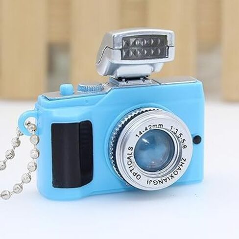 Mini Camera Keychain Key Ring with Flashlight Sound Bag Phone Pendant, Car Keychain Accessories for Women Men, Car Keychain in Saudi Arabia