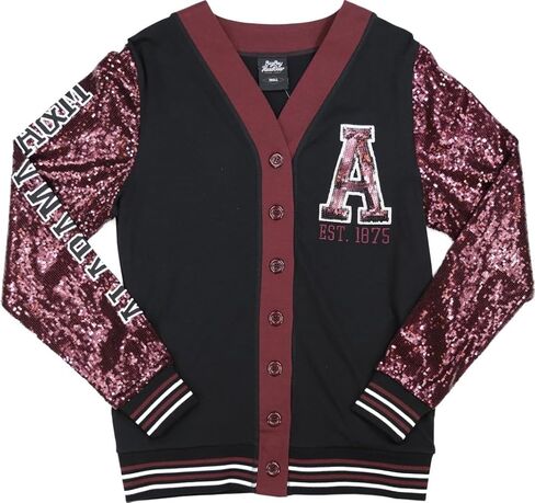 Big Boy Alabama A & M Bulldogs S9 Womens Cardigan [Black]-ID#43697-15-85-0-0 in Saudi Arabia