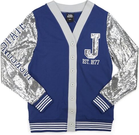 Big Boy Jackson State Tigers S9 Womens Cardigan [Navy Blue] - ID#43703-115-85-0-0 in Saudi Arabia