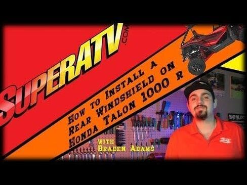 Superatv هوندا تالون 1000x الزجاج الأمامي الخلفي | لون الظلام in Saudi Arabia