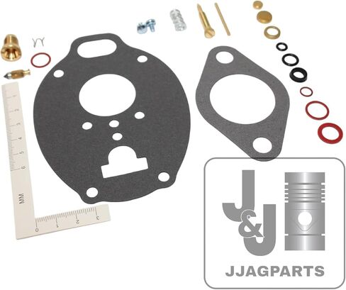 مجموعة إصلاح Carburetor الاقتصادية تناسب الحصاد الدولي 504 فورد 800 900 جرار (لمكربن Marvel Schebler) in Saudi Arabia