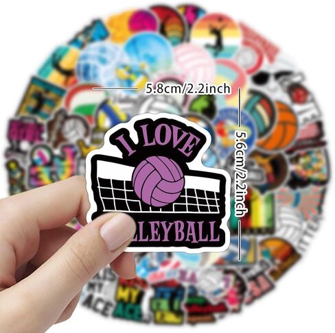 100pcs ملصقات رياضية لكرة القدم لزجاجة ماء ، هدية كرة قدم بارد فينيل مقاوم للماء للأطفال في سن المراهقة صبي البالغين البالغين. in Kuwait