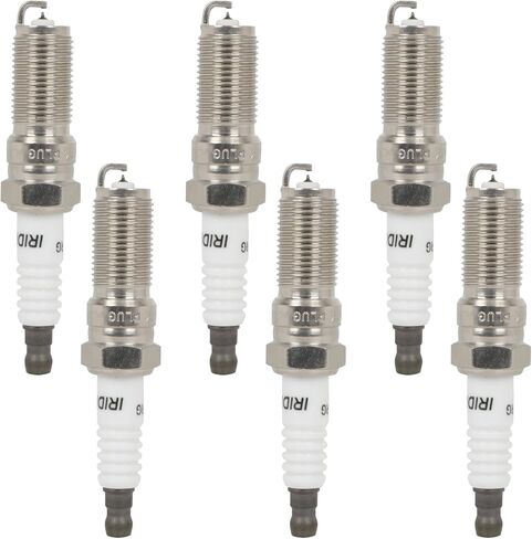 ECCPP Platinum Iridium Sparks Plugs 6509 لفورد F-150 ولل Chevrolet Equinox و GMC Terrain و Buick Enclave & for Mazda 6 & لـ Cadillac Srx & Lincoln MKZ & More Models Pack of 6 in Saudi Arabia
