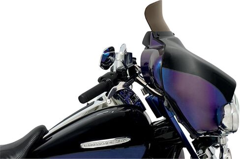 Memphis Shades MEP8591 Smoke Windshield (استبدال المفسد لفيلم OEM Shield FLH SPOILER 9 ") in Saudi Arabia