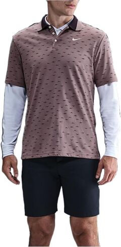 Nike Tour Men's Dri-FIT Golf Polo (Taupe Grey/Pale Ivory) in Saudi Arabia