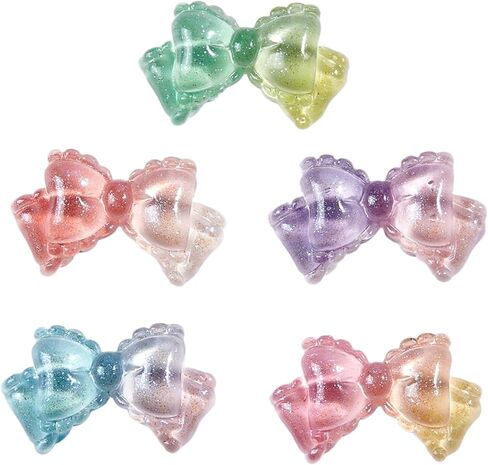 40pcs Slime Charms Cut Set, Resin Charms Bulk for Crafts, 3D Resin Stickers for Big Belly Cups Mugs Stanley Cup, Self Adhesive Art Stickers Decor for Handcraft DIY Hair Accessories Laptop (Color 008) in Kuwait