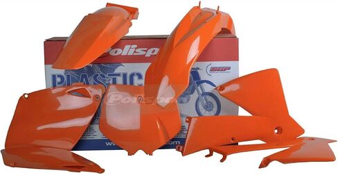 Polisport Plastics Kit Orange SX 125 525 EXC 01-03 in Saudi Arabia