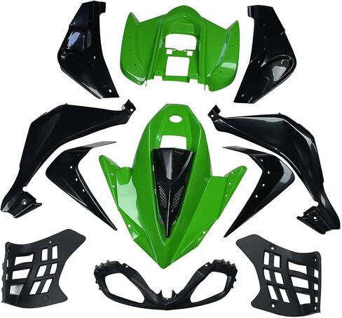 Redcap ATV الكامل جسم البلاستيك الحاجز الخلفي الأمامي ل taotao ATA125G COUGAR 200 Sport COOLSTER 3125C 3125CX الصينية 125CC ATVS - (أخضر) in Saudi Arabia