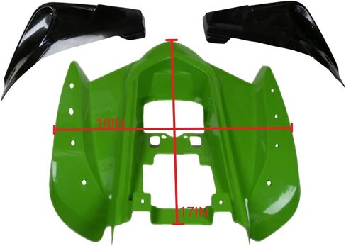 Redcap ATV الكامل جسم البلاستيك الحاجز الخلفي الأمامي ل taotao ATA125G COUGAR 200 Sport COOLSTER 3125C 3125CX الصينية 125CC ATVS - (أخضر) in Saudi Arabia
