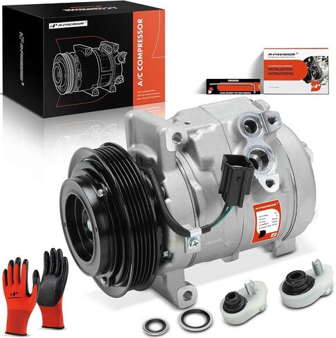 A-Premium Air Conditioner AC Compressor with Clutch Compatible with Chevrolet Captiva Sport 2.4L 2011-2015, Saturn Vue 3.5L 2010 in Saudi Arabia