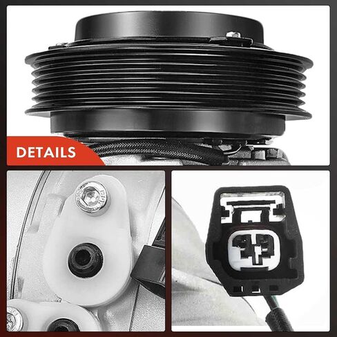 A-Premium Air Conditioner AC Compressor with Clutch Compatible with Chevrolet Captiva Sport 2.4L 2011-2015, Saturn Vue 3.5L 2010 in Saudi Arabia