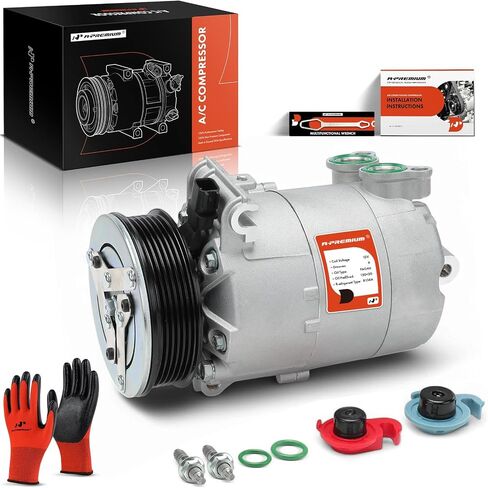 A-Premium Air Conditioner AC Compressor with Clutch Compatible with Land Rover Range Rover Evoque 2012 2013 2014 2015 in Saudi Arabia