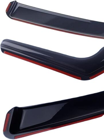 in-Channel Rain Guards 4-Piece Comptible with 2015-2020 F150 SuperCrew Window Visors Side Window Deflectors Shield Shade in Saudi Arabia