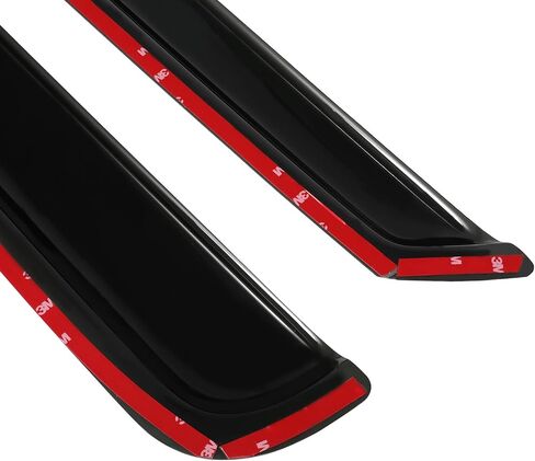 Scitoo Mount Window Visor Deflector Rain Guard 4pcs مجموعة ملائمة لعام 1999 لـ Ford for F-250 Window Difflectors Deves Days 94953 Outside Mount Ventvisor in Saudi Arabia