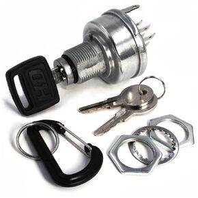 HD Switch Starter Ignition Key Switch for John Deere SX75 SX85 SX95 SRX75 SRX95 with 3 Keys and Free Carabiner Keychain in Saudi Arabia
