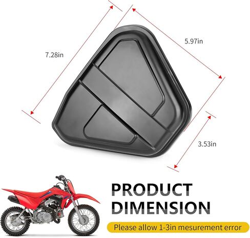 17220-GN1-760 غطاء غطاء غطاء محرك الهواء وختم لـ Honda CRF80F CRF100F XR80R XR100R 1985-2013 in Saudi Arabia