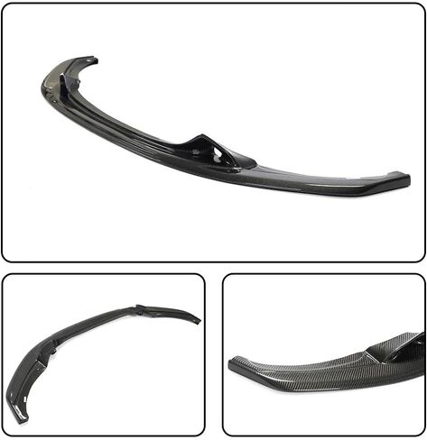 MCARCAR KIT Front Bumper Lip fits for BMW 2 Series F22 F23 M Sport Coupe Convertible 2Doors 2014-2019 220i 228i 230i M235i M240i M-tech Auto Carbon Fiber Chin Spoiler Splitter Protector in Saudi Arabia