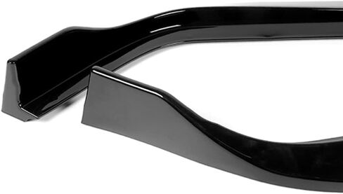 Q1-TECH, Front Bumper Lip fit for Compatible with 2016-2017 Honda Accord 4DR / Sedan Only, Front Bumper Lip Spoiler Air Chin Body Kit Splitter ABS, STP-Style (Painted Black) in Saudi Arabia