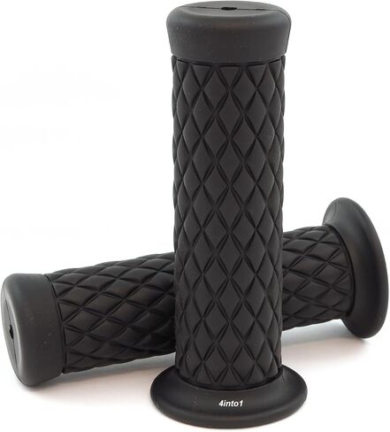 Thumper Motorcycle Grips - Black - Fits 1" (25mm) Handlebars - for Cruisers and Harleys in Saudi Arabia