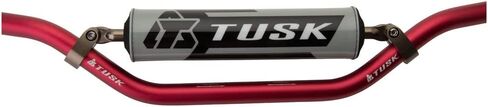Tusk T-10 Aluminum 7/8" Handlebar CR High Bend Red in Saudi Arabia