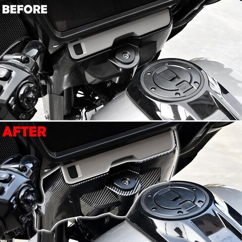 Inner Dash Fairing Skirt for Harley Street Glide 24-25, Carbon Fiber Pattern Batwing Inner Fairing Switch Panel Dash Cover for Harley Street Glide CVO FLHXSE 23-25 FLHXU 2025 in Saudi Arabia