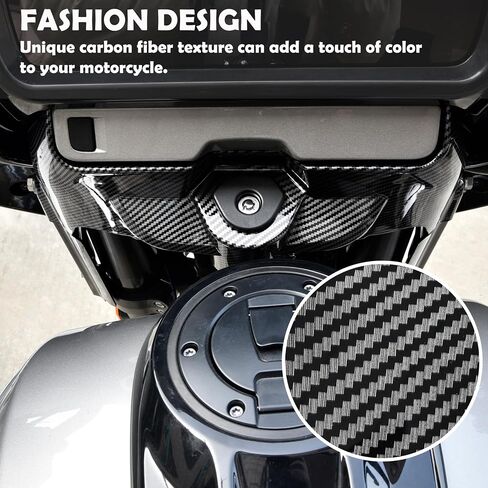 Inner Dash Fairing Skirt for Harley Street Glide 24-25, Carbon Fiber Pattern Batwing Inner Fairing Switch Panel Dash Cover for Harley Street Glide CVO FLHXSE 23-25 FLHXU 2025 in Saudi Arabia