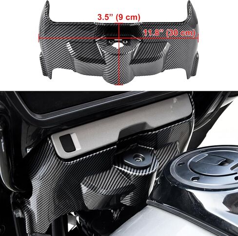 Inner Dash Fairing Skirt for Harley Street Glide 24-25, Carbon Fiber Pattern Batwing Inner Fairing Switch Panel Dash Cover for Harley Street Glide CVO FLHXSE 23-25 FLHXU 2025 in Saudi Arabia