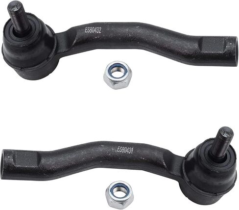 Detroit Axle - 10pc Front End Suspension Kit for Toyota Corolla 2003 2004 2005 2006 2007 2008, 2 Lower Control Arms 2 Ball Joints 2 Sway Bar Links 4 Outer & Inner Tie Rods Replacement in Saudi Arabia