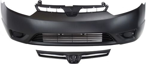 مجموعة غلاف المصد الأمامية Garage-Pro متوافقة مع 2006-2008 Honda Civic Coupe LX ، DX ، EX ، باستثناء نموذج SI in Saudi Arabia