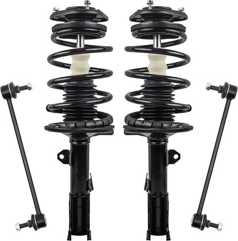 طقم Struts 8pcs متوافقة مع 2003-2018 Toyota 4runner 2007-2014 Toyota FJ Cruiser Strut Assembly & Sway Bar Links الأمامية والخلفية 171371R 171371L in Kuwait